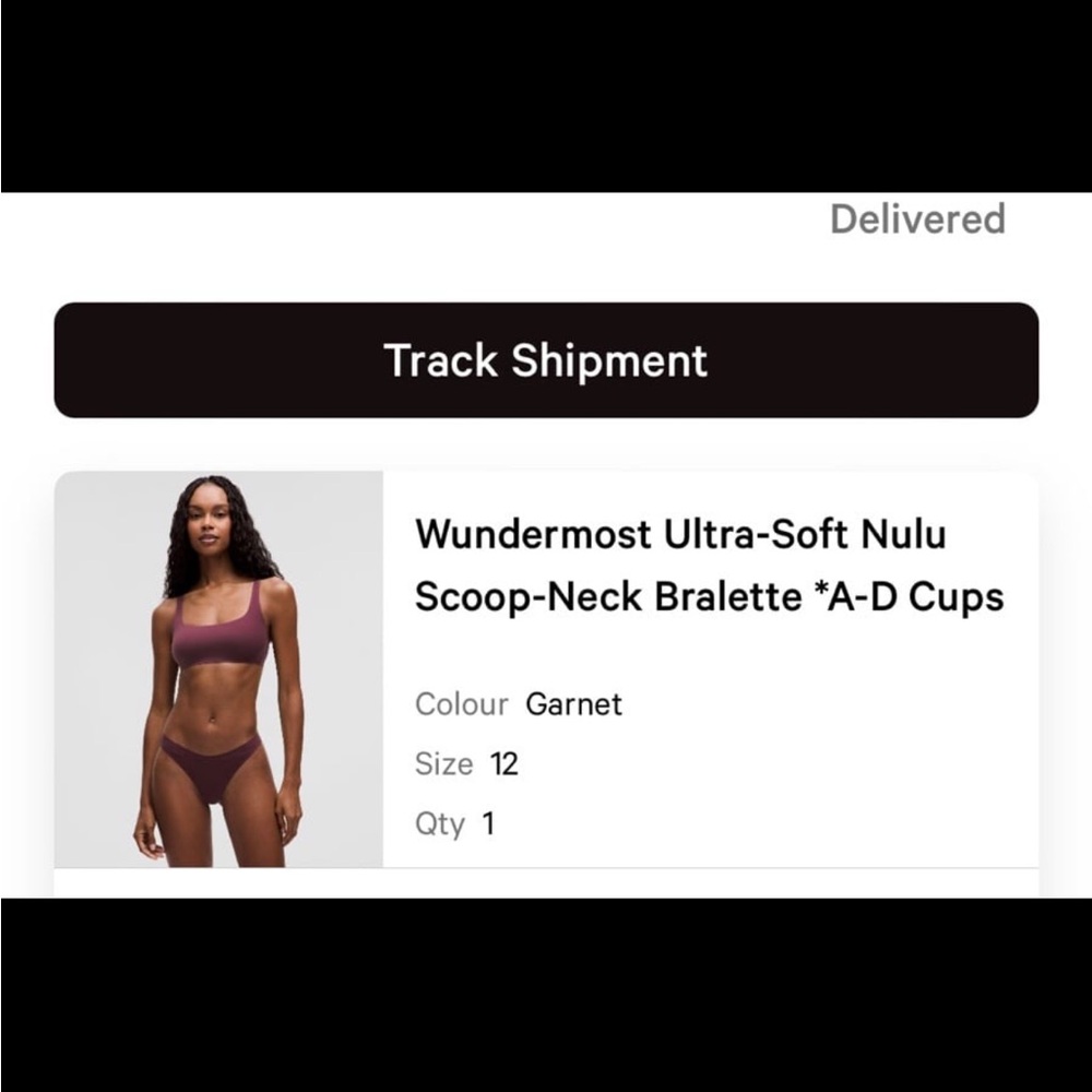 lululemon athletica Garnet Nulu Scoop-Neck Bralette